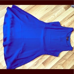 Royal blue dress